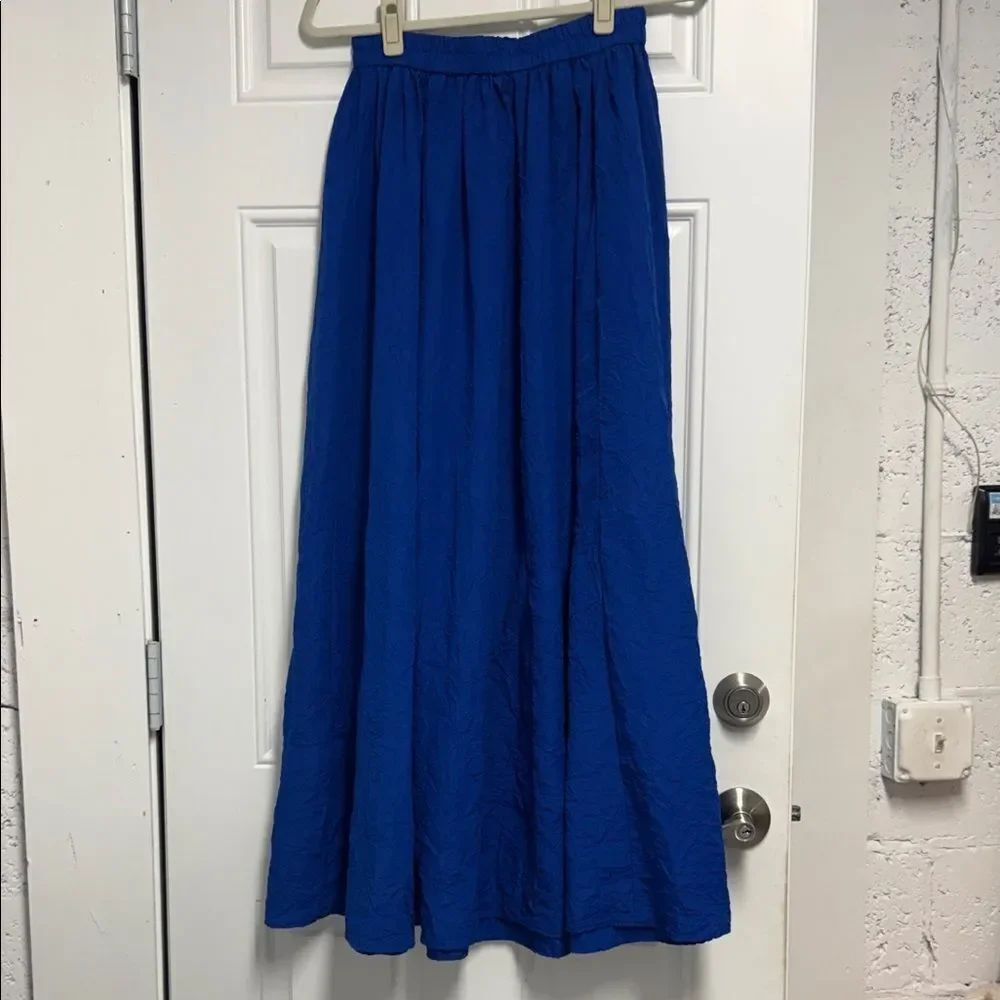 GAP Royal Blue Maxi Skirt - Size XS - Brand New Long Skirt